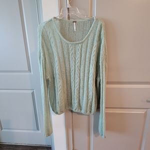 Free People Pullover Sweater - Mint